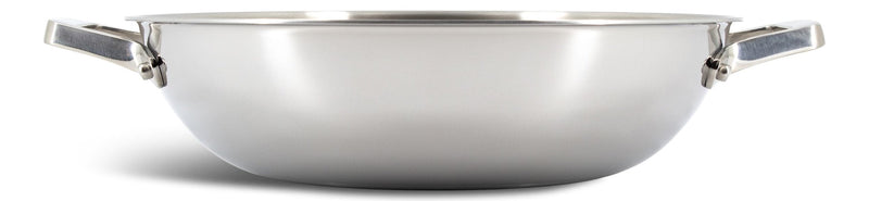 3-Ply Clad Stainless Steel Wok, 32-cm P4119
