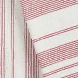 All-Purpose Striped Flatweave Terry Kitchen Towels, Red, 2-pk