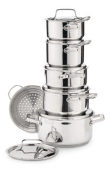 Canadian Signature Stainless Steel Cookware Set, 12-pc