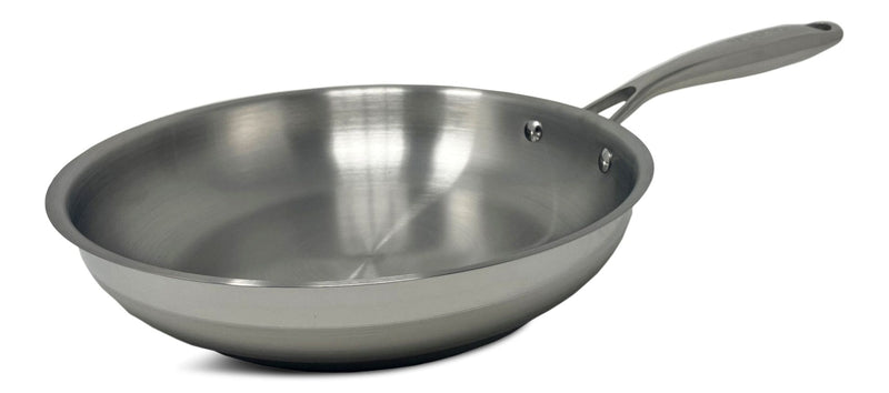 Classic Stainless Steel Frying Pan, Dishwasher & Oven Safe, 9-in P7893