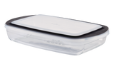 Glass Rectangular Baking Dish with Lid, 3.8-qt