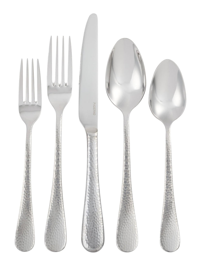 Hammered Flatware Set, Serves 4, 20-pc D2671
