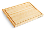 Maple Hardwood Cutting Board, Grip Handles, 16 x 20-in