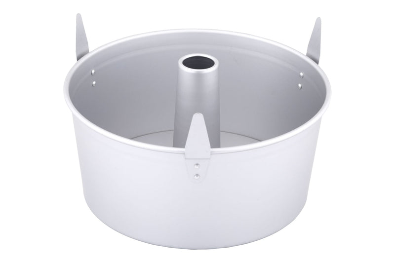 Professional Uncoated Aluminum Angel Food Cake Pan, Silver P8171