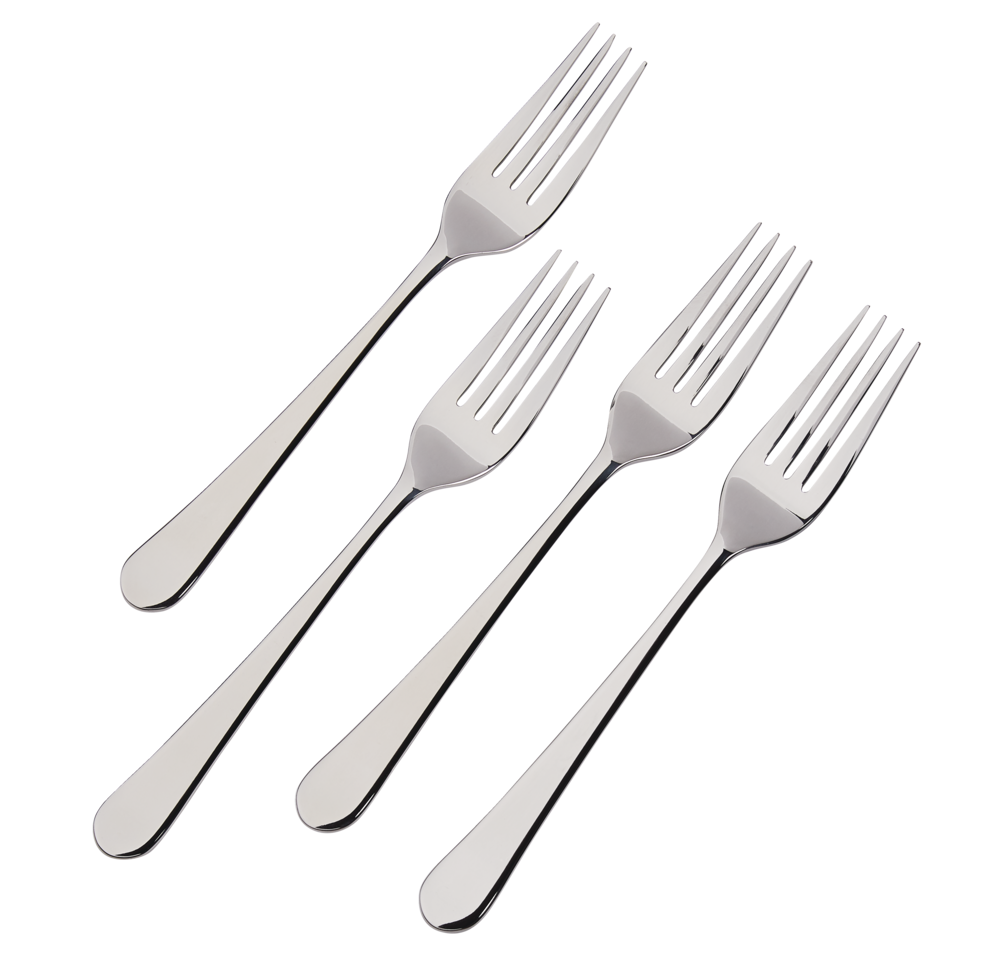 Stainless Steel Dinner Forks, 4-pc