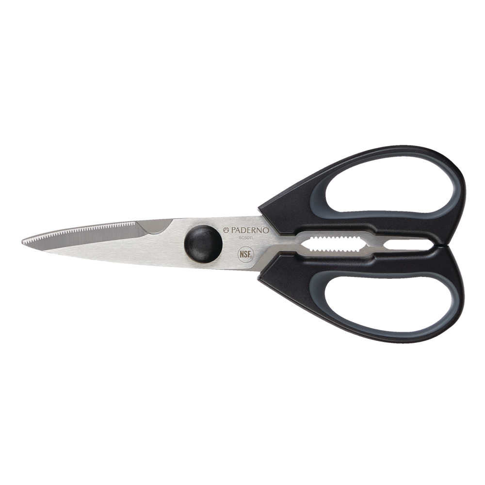 Stainless Steel Multi-Purpose Kitchen Shears with Ergonomic Grip and Built-In Bottle Opener