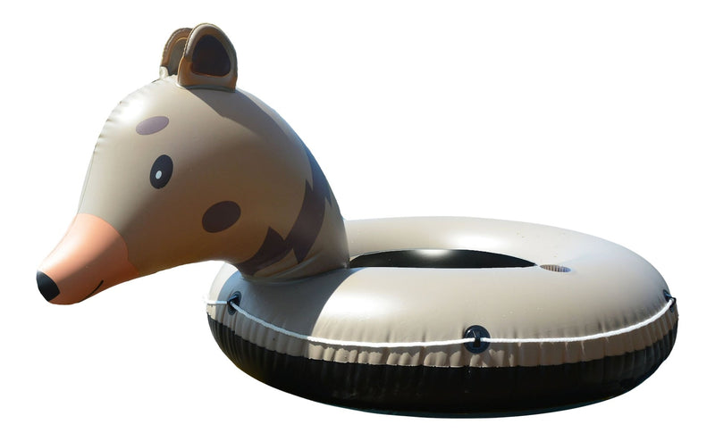 Inflatable Bear River/Lake Tube, 1-Person, Brown L5160