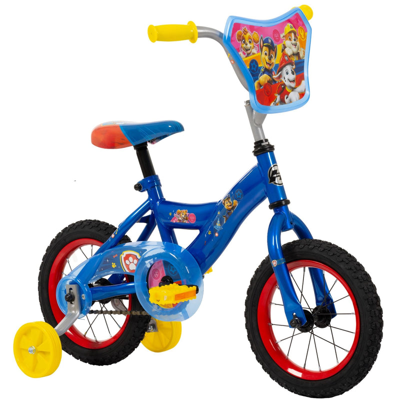 Kids' Bike with Removable Training Wheels, Ages 1-13, 12-in L5673
