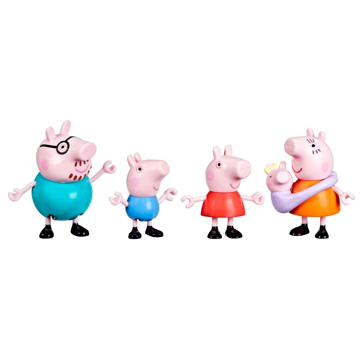 Family Figure Playset for Ages 3+, 4-pc