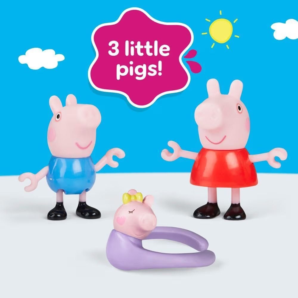 Family Figure Playset for Ages 3+, 4-pc