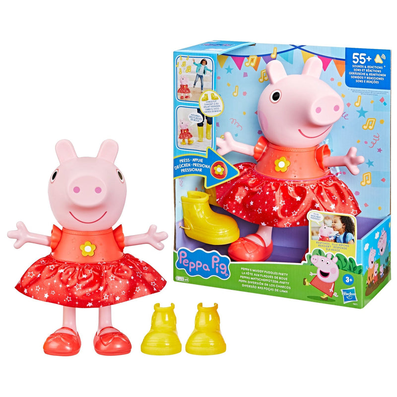 Peppa’s Muddy Puddles Party Singing and Dancing Doll, French, Ages 3+ F8220