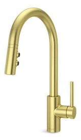 Fullerton Pull-Down Kitchen Faucet, Brush Gold