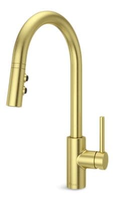 Fullerton Pull-Down Kitchen Faucet, Brush Gold D2310