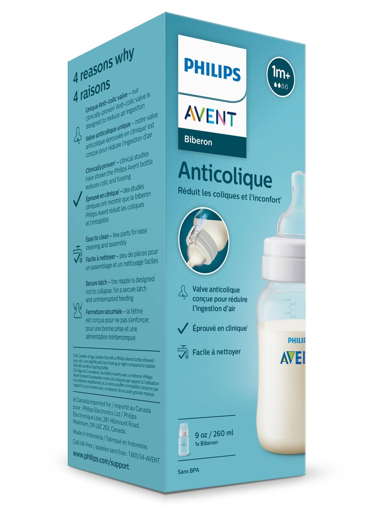 SCY103/01 Anti-Colic Baby Bottle, 9-oz