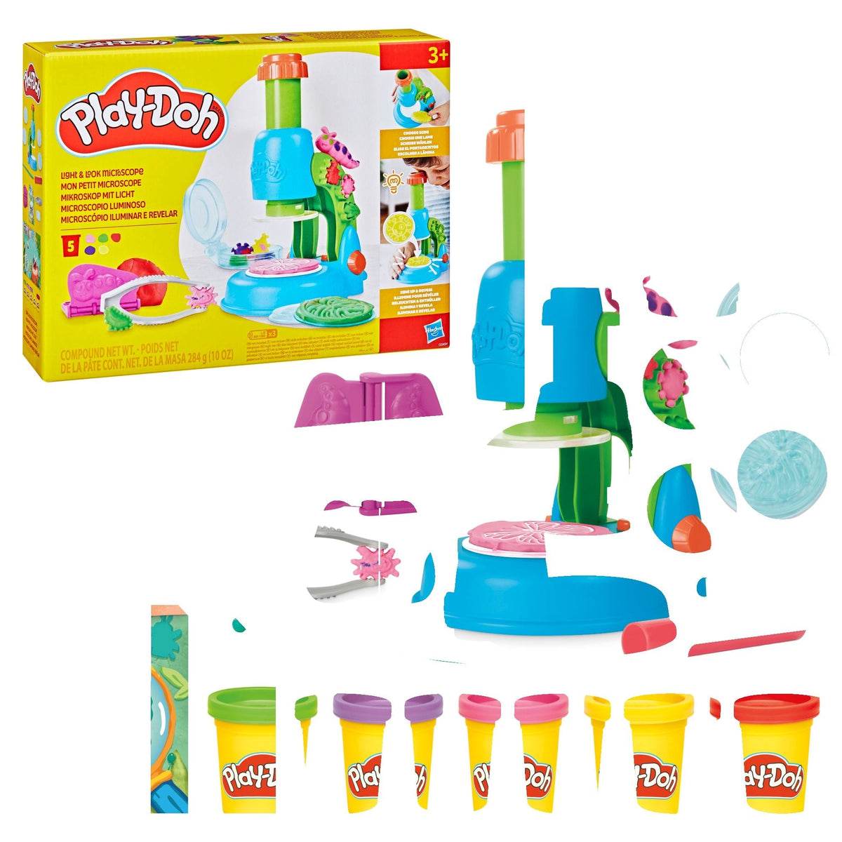 Light-up Microscope Playset with Glow Effects