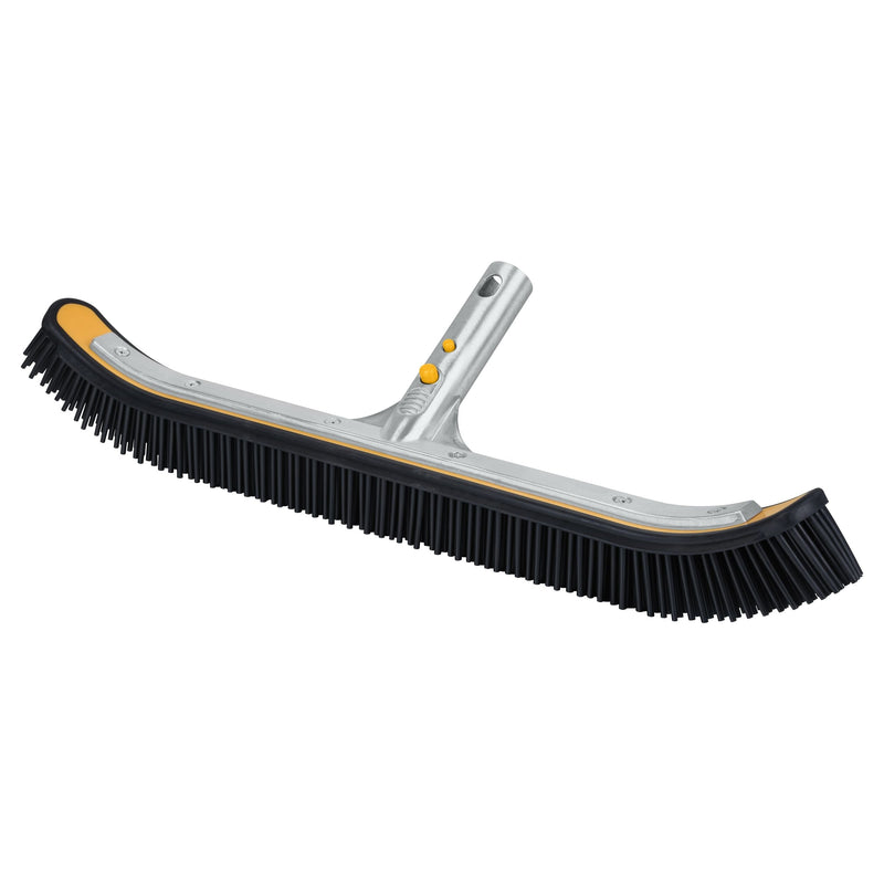 Pool Wall Brush with Rubber Bristles, 18-in X8629