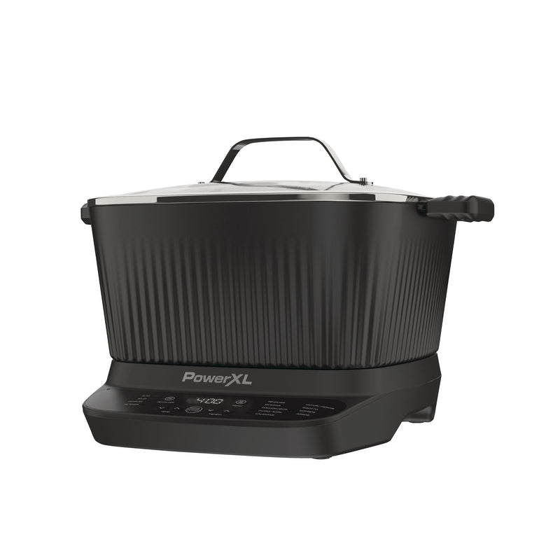 StirMax Digital Programmable Slow/Multi-Cooker with 9 Cooking Pre-Sets, Black W8314