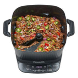 StirMax Digital Programmable Slow/Multi-Cooker with 9 Cooking Pre-Sets, Black