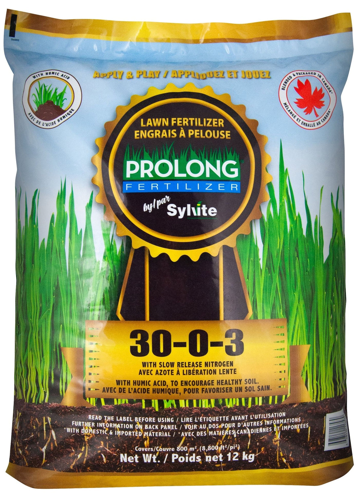 Slow Release Nitrogen Garden Lawn Fertilizer, 12-kg