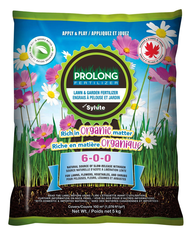 Slow Release Nitrogen Lawn & Garden Organic Fertilizer, 6-0-0, 5kg W4118