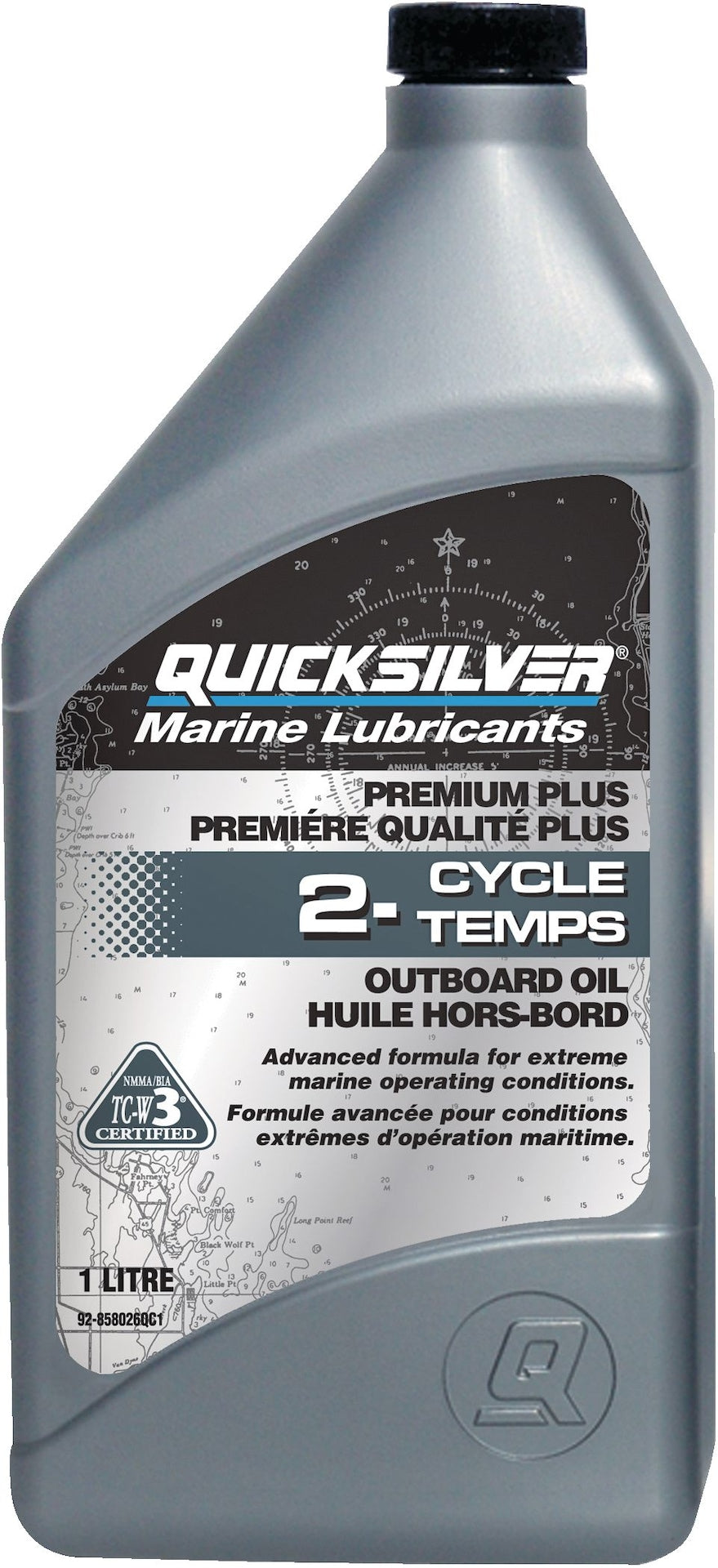 2-Stroke Premium Plus Marine Outboard Oil, 1-L