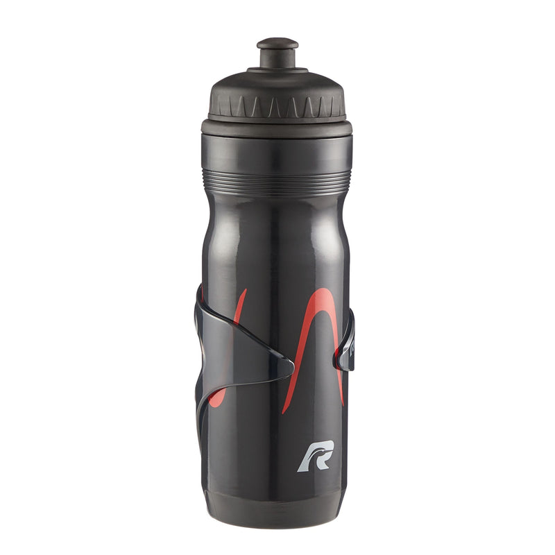 High Flow Valve Bike Water Bottle, Black Y1343