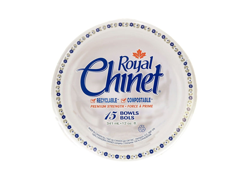 Disposable Paper Bowls, 11.5-oz, 15-pk A938