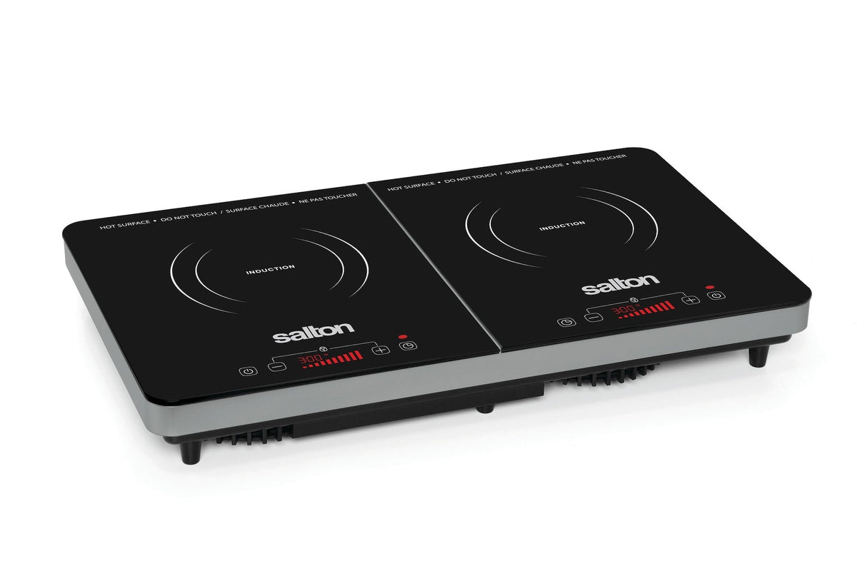Double Induction Cooktop, LED Display & Touch control with 10 Power Settings