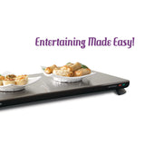 Stainless Steel Cordless Hotray Warming Tray, 1000 W, 23-3/4-in