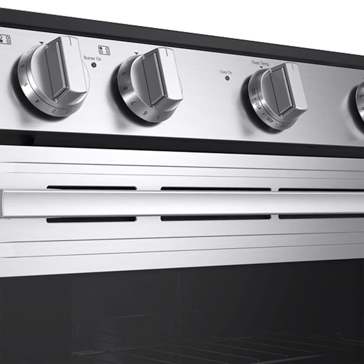 Samsung 80 Series 30 in. 6.3 cu ft. Stainless Steel Electric Slide-in Range with Air Fry and True Convection