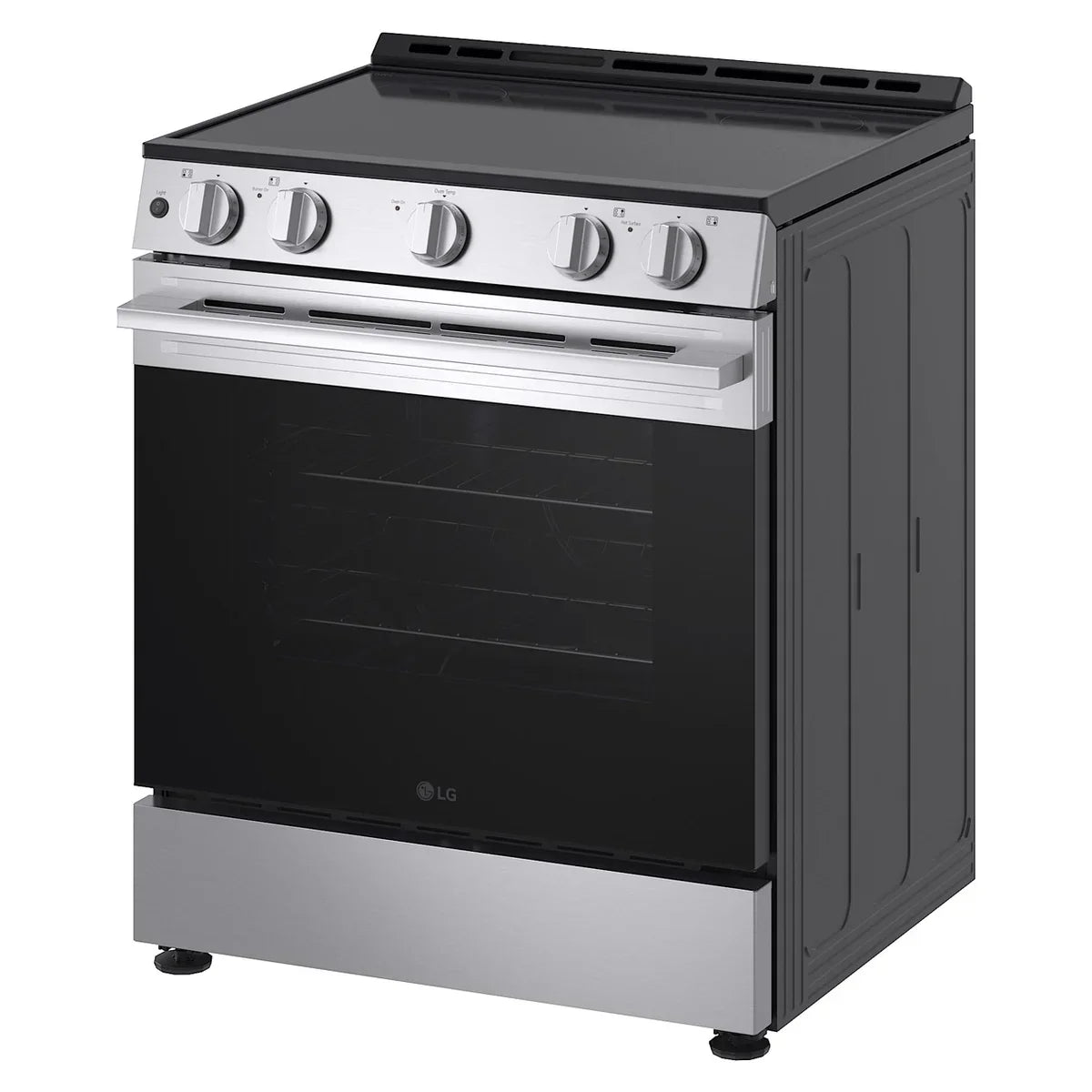 Samsung 80 Series 30 in. 6.3 cu ft. Stainless Steel Electric Slide-in Range with Air Fry and True Convection