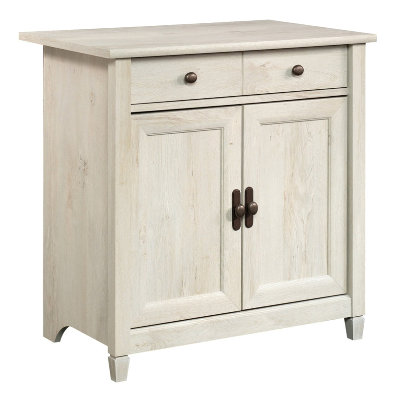 Edge Water 2-Door Storage Cabinet With Adjustable Shelf, Chalked Chestnut Finish D6194