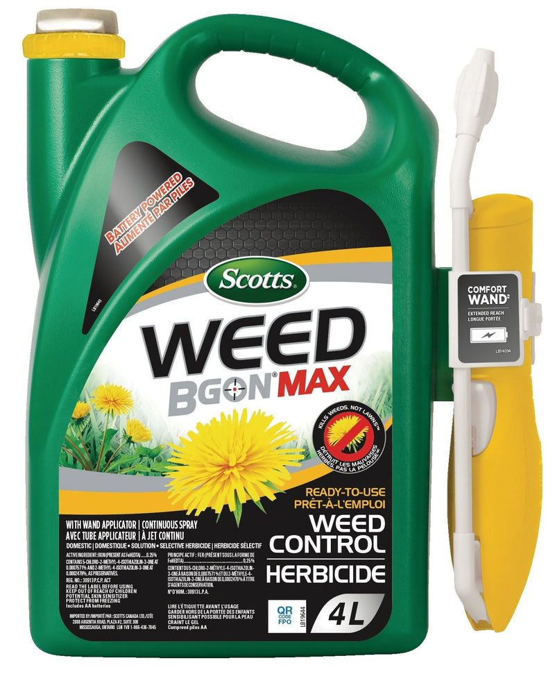 Ecosense Weed B Gon MAX Ready-To-Use Weed Control Battery Powered Spray, 4-L F2740