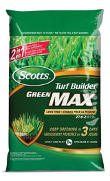 Turf Builder Green MAX Lawn Fertilizer, 27-0-2, 350-m2
