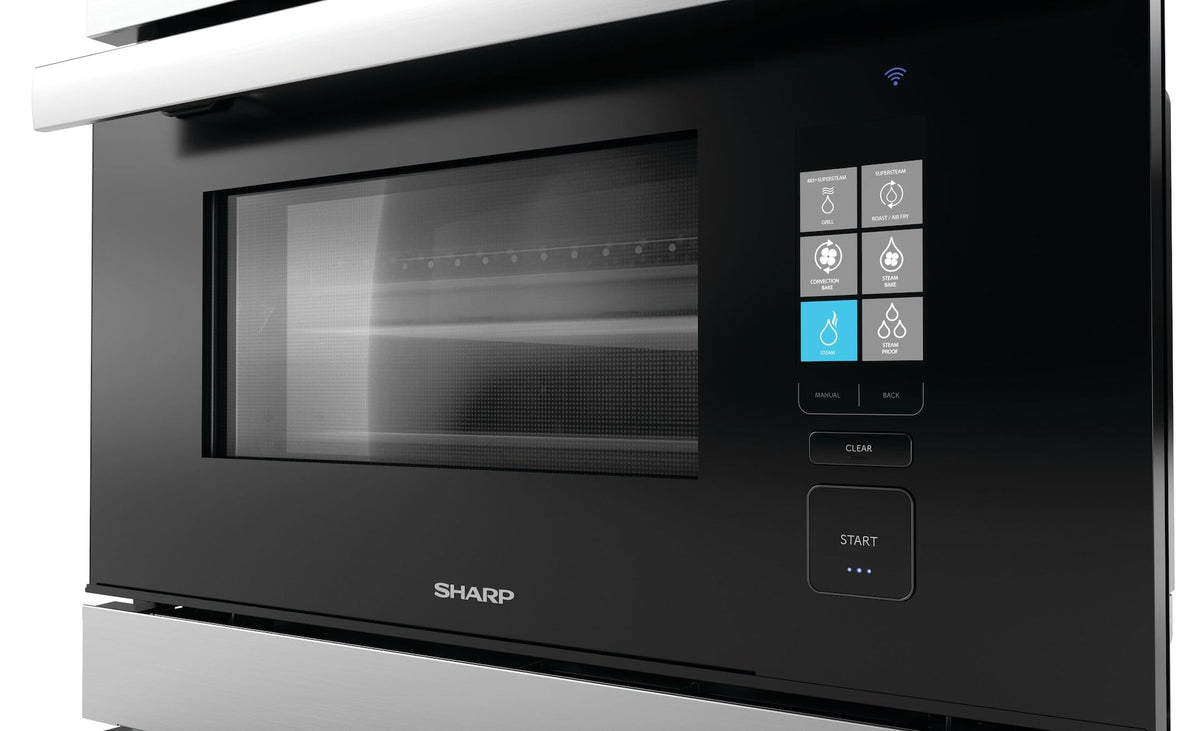 Sharp Smart 3-in-1 Combination Steam Oven with Air Fry, 24-in