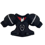 Rekker M65 Hockey Shoulder Pads, Youth, Black/Red, Assorted Sizes