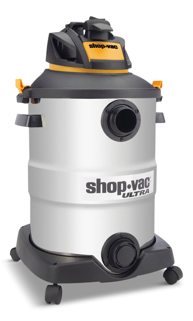 5762248 5.5 SVX2 Peak HP Stainless Steel Wet/Dry Shop Vacuum with Hose and Accessories, 45-L G7216