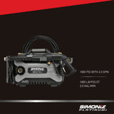 Platinum1800 PSI 2.0 GPM Corded Cold Water Brushed Electric Pressure Washer with Foam Blaster
