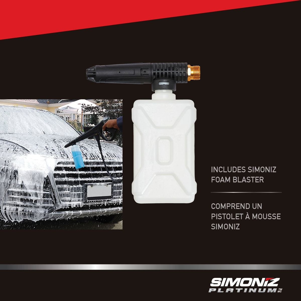 Platinum1800 PSI 2.0 GPM Corded Cold Water Brushed Electric Pressure Washer with Foam Blaster