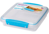 Sandwich Box To Go Food Storage Container, BPA-Free, 450 mL (15.2 oz), Colour May Vary