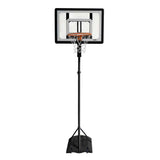 Pro Mini Kids' Portable Adjustable Poolside Basketball Backboard, Hoop & Net System with Ball, 33-in