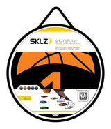 Shot Spotz Indoor/Outdoor Numbered Basketball Training Markers with Digital Timer