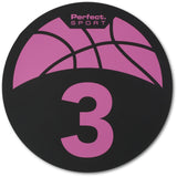 Shot Spotz Indoor/Outdoor Numbered Basketball Training Markers with Digital Timer