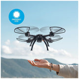 Sky Rider X-11 Stratosphere Quadcopter Drone with Wi-Fi Camera, Black
