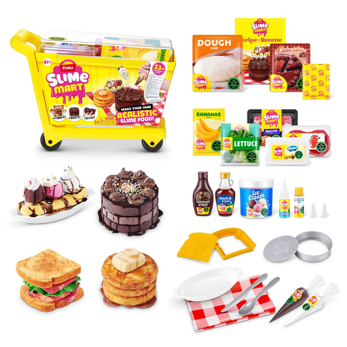 Shopping Cart Series 1, Playset, Yellow
