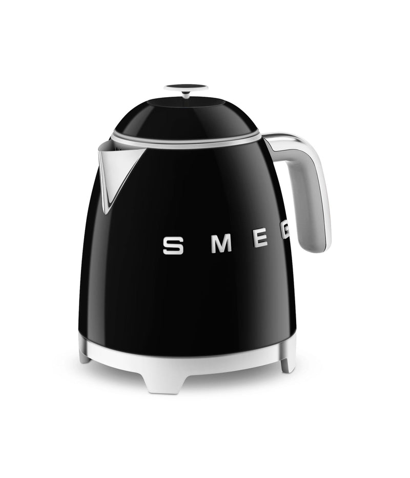 50's 1400W Retro Style Electric Mini Countertop Kettle with Cordless Base, Black, 0.8-L H2150