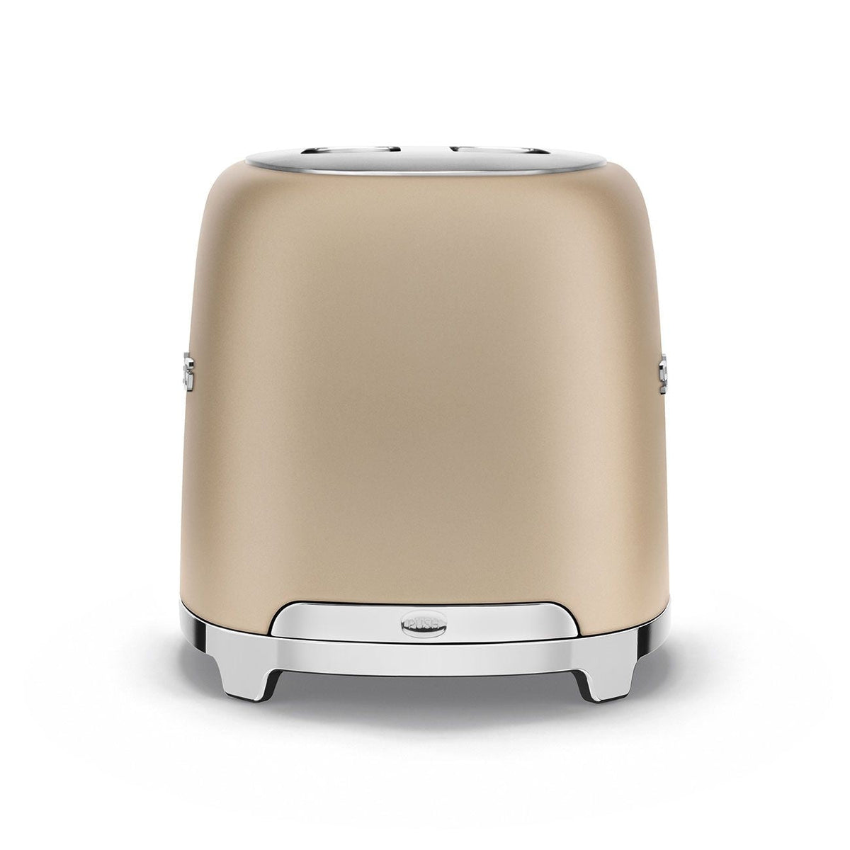 50's Retro Style Wide Slot Pop Up Electric Toaster with 6 Settings, 2-Slice, Champagne