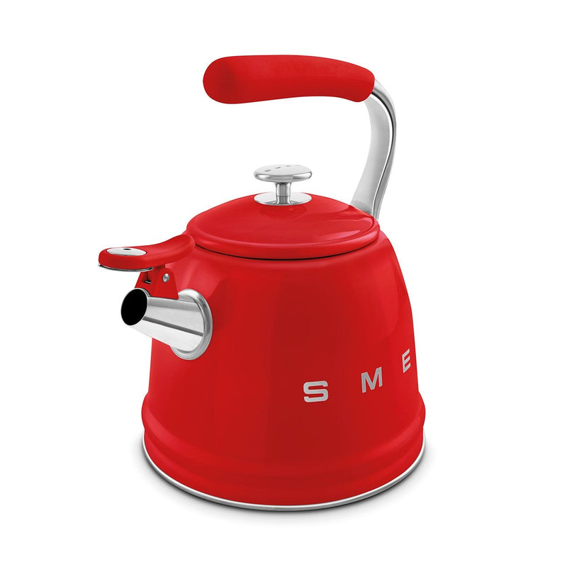 Traditional Stove Top Whistling Kettle, Red, 2.3-L H8386