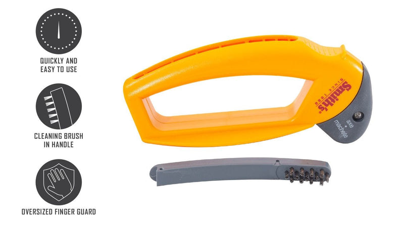 Axe and Machete Hand Sharpener with Soft-Grip Handle F9545