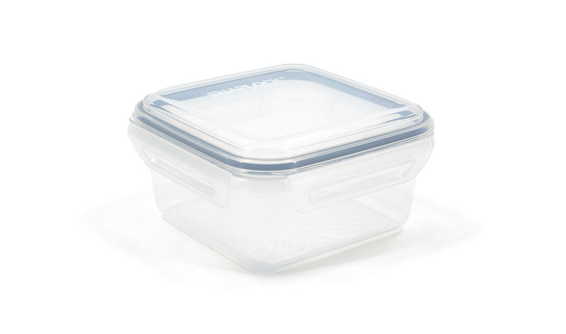 Clear Rectangular Clear Food Storage Container with Lid, Nestable, 1.1-L G6054